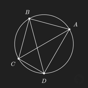 Ptolemy's Inscribed Quadrilateral Theorem
