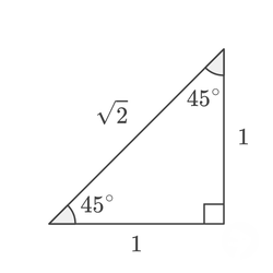 45 45 90 Special Triangle