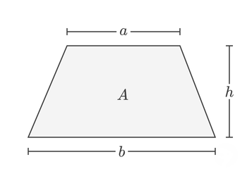 area of trapezoid