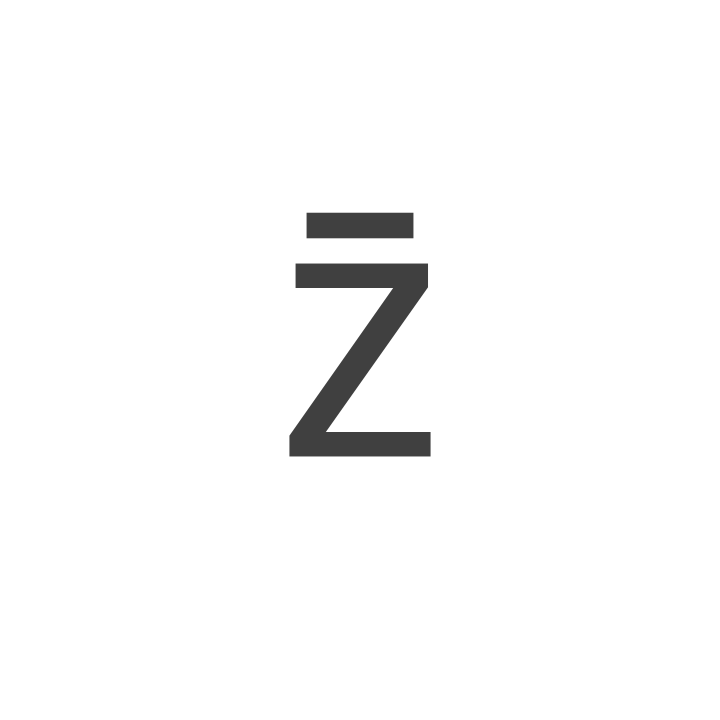 Z Bar Symbol (z̄)